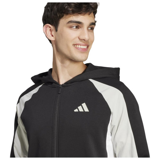 Adidas Ανδρική ζακέτα Essentials Colorblock Full-Zip Hoodie Adidas Ανδρική ζακέτα Essentials Colorblock Full-Zip Hoodie